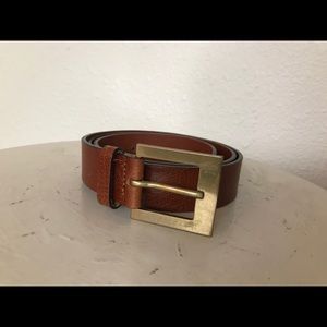 Leather belt